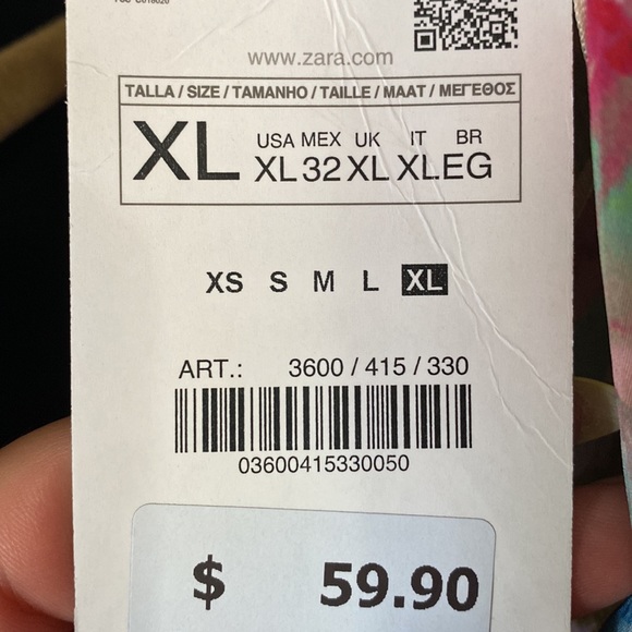 ZARA | FLORAL PRINT DRESS - Picture 8 of 8